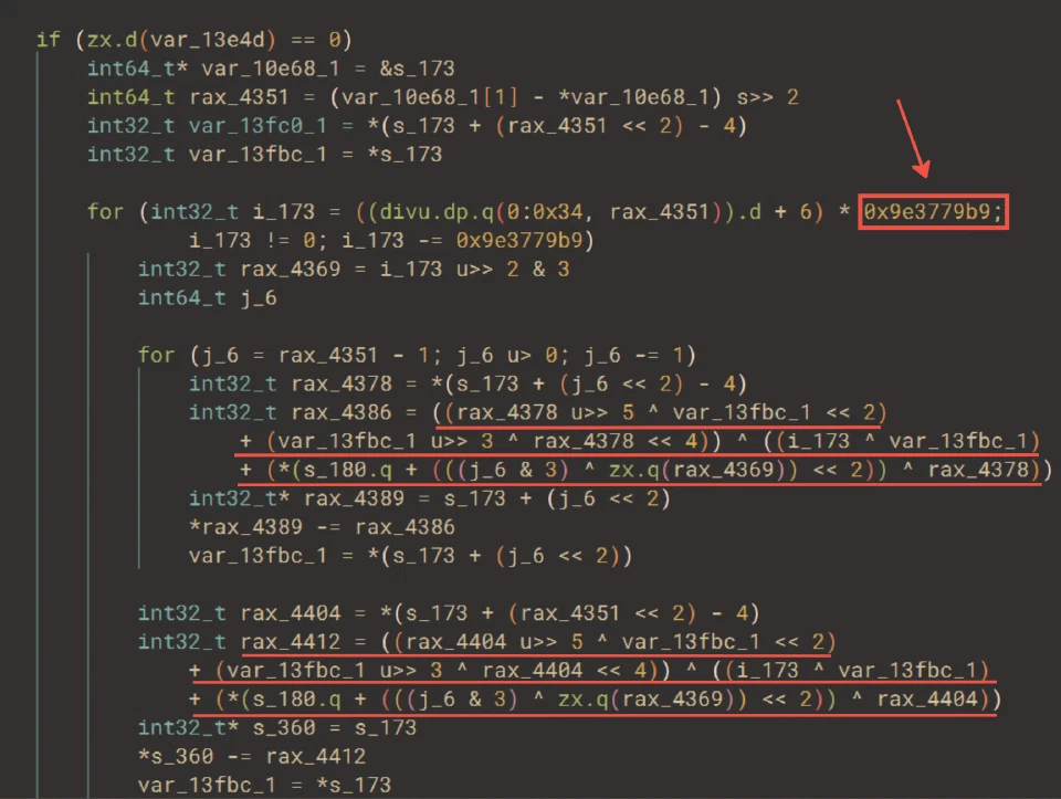 XXTEA implementation